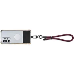 Altitude Silhouette Wrist Phone Strap - Maroon Phone